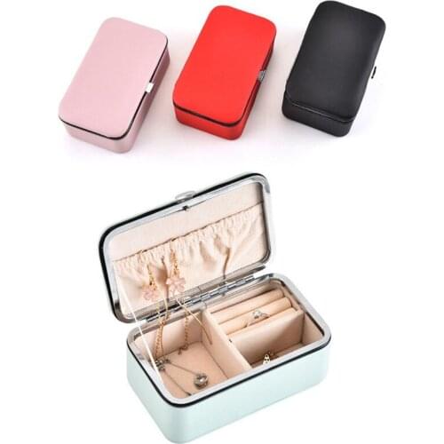 Multi-function Jewelry Organizer Display Case Portable Grids Storage Box Ring Bracelets Earring Necklace Holder