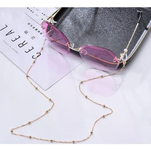 Fashion Mask Hanging Rope Multifunction Necklace Face Pearl Lanyard Mask Glasses Holder Traceless Ear Hanging Rope Two Hooks