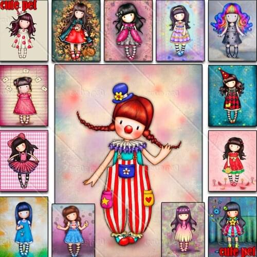 5D DIY Diamond Painting Kit Cartoon girl princess flower Full Square&Round embroidery mosaic Cross stitch Paint home decor Sale