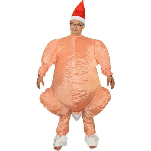 Inflatable Toy Halloween Cosplay Clothes Turkey Adult Costume Walking Doll Animal Fun Toy For Man Women Party Dress DCQ004