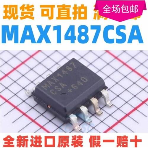 New 10pcs/lot MAX1487 MAX1487CSA SOP-8