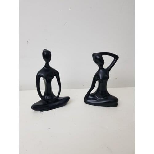 AROSE 2Lİ YOGACI WOMEN BLACK HOME OFFICE DECOR