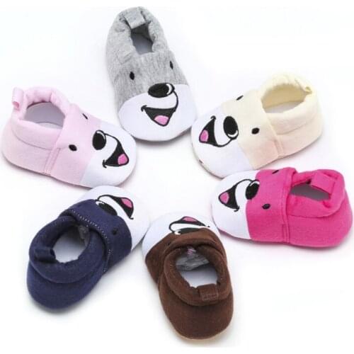 Baby Girl Shoes Autumn Winte Toddler Infant Cartoon First Walkers Shoes For Girls Kids Soft Sole Casual Walking Crib Shoes
