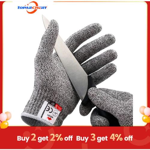 Cut Resistant Gloves hunting gloves Ambidextrous, Food Grade, High Performance Level 5 Protection. Size Extra Large
