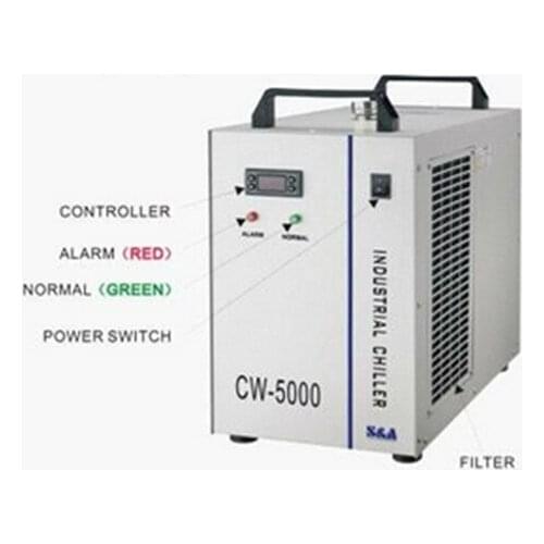 1pc Industrial Laser Water Chiller CW-5000DG 220V 60HZ industrial chiller Water Chiller