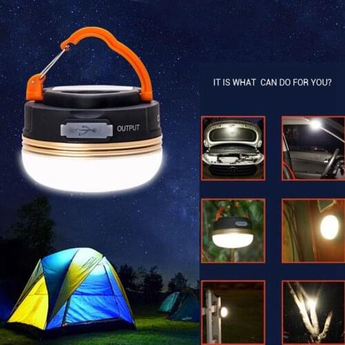 LED Camping Light DC5V 1A 3W LED Camping Lantern Tent Lamp Outdoor Emergency Light Multifunction Power Bank Lighting Accessories
