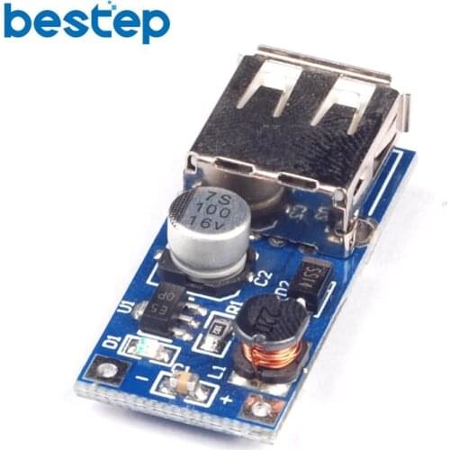 DC-DC USB Step-up Power Boost Module 0.9V-5V to 5V 600mA PFM Control Mini Mobile Booster