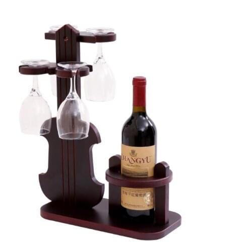 Violin wood vintage wine rack European Wooden Wine Rack Bottle Cabinet Stand Holders Wood Shelves Organizer Storage wine holder