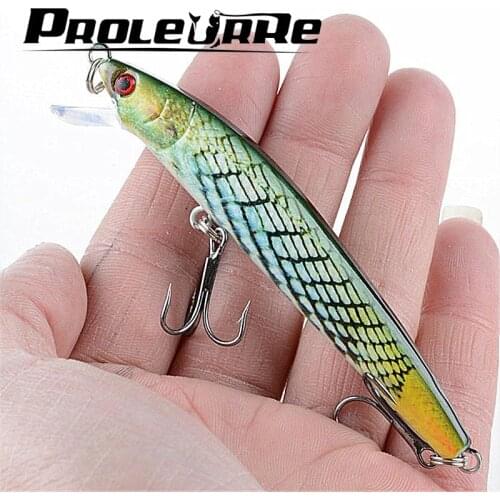 1Pcs 9.5cm 8.5g Floating Minnow Fishing Lure Laser Hard Artificial Bait 3D Eyes Fishing Wobblers Crankbait Minnows YR-387