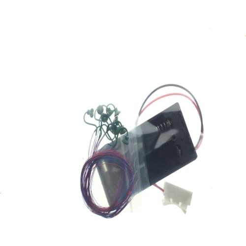 10pcs 3V Street Lamppost Model Railway Train Layout LED HO OO Scale Wall Light for Diorama Scenery Decoration