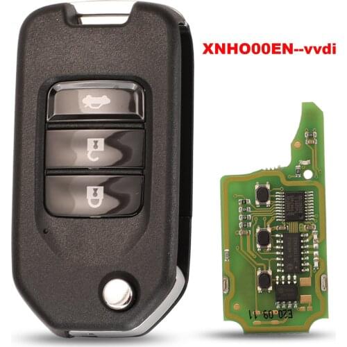 Jingyuqin VVDI Wireless Remote Car Key Control For Xhorse VVDI/VVDI 2 XNHO00EN 3 Buttons Fob