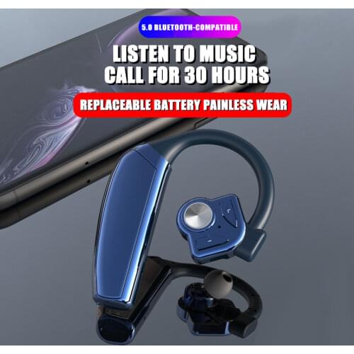 Wireless Earphone Handsfree Earpiece Bluetooth 5.0 Headset Gaming Headphones Driving Sports Earbuds For iPhone Samsung Xiaomi