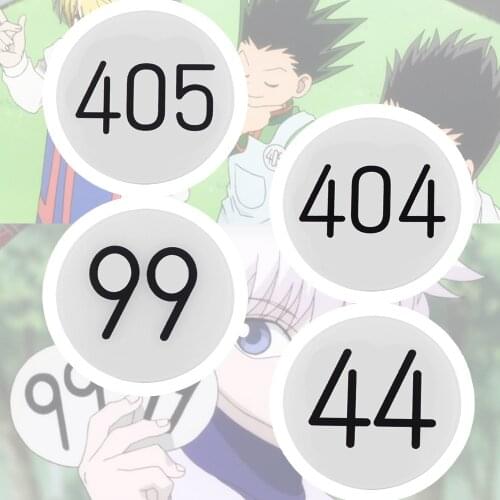 Anime Hunter x Hunter Testing Pins Brooch Hisoka Kurapika Killua Zoldyck GON FREECSS Number Badge Brooches Jewelry Props