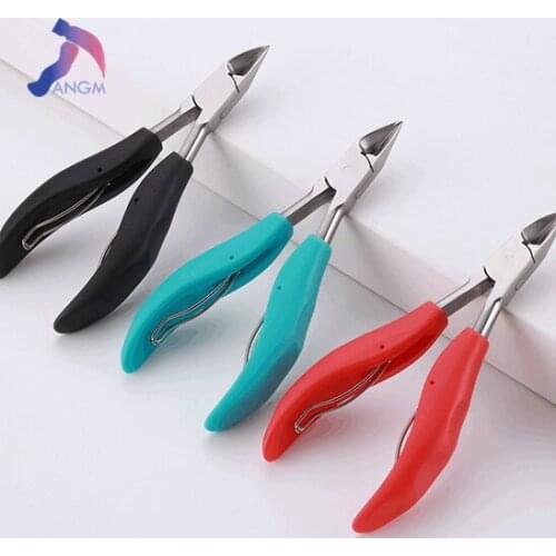 Stainless Steel Toenail Ingrown Nail Art Nipper Scissors Paronychia Dead Skin Remover Trimming Nail Clipper Pedicure Tool