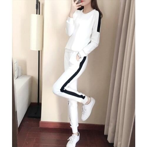 2020 Sporting Suits Ladies Slim 2 Pieces tracksuit fashion pants set