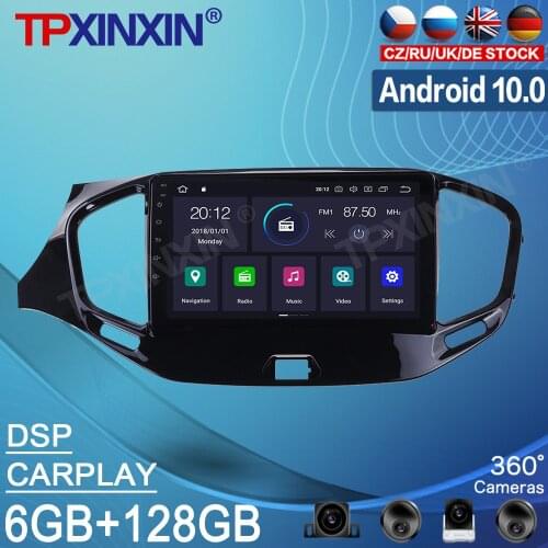 Android 10 For Lada Vesta Cross Sport 2015-2019 Car Tape Radio Recorder Video Player Carplay GPS Navigation Multimedia Head Unit