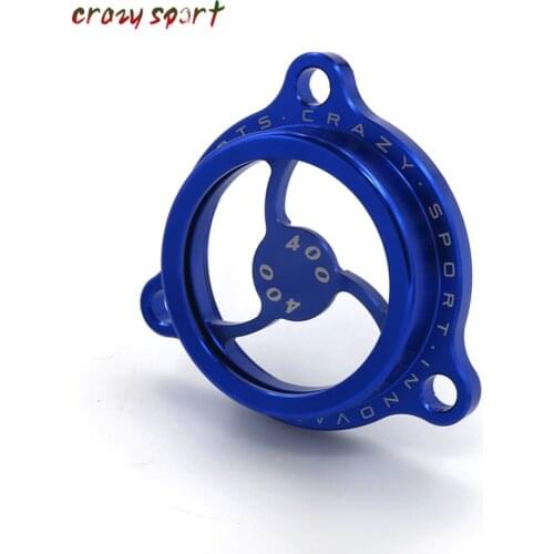 Engine Oil Filter Clear Cover For Kawasaki KFX400 2003-2006 KFX 400 2005 ATV Motorcycle Plug