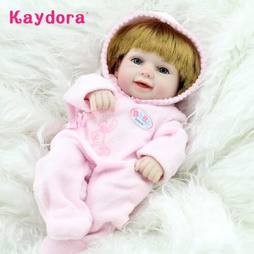 Kaydora 10 inch 25cm Hot sale Full Silicone Mini Reborn Bebe Dolls Handmade Adorable reborn Baby Play Toys Kids Christmas gifts