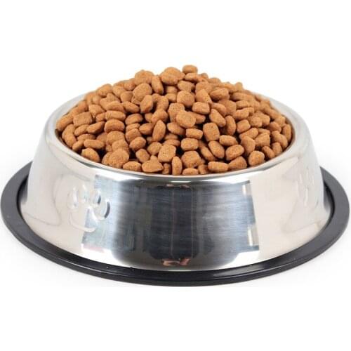 Stainless Steel Bowl Feeding Feeder Pet Product Drinking Bowl Puppy Cat Travel Outdoor Portable Practical Anti-Asphyxia Feeding