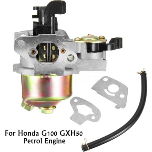 New Carburetor For Honda G100 GXH50 4 Stroke Petrol Engines Carburetor Oil Pipe Gaskets Comes With Oil Pipe And Gaskets