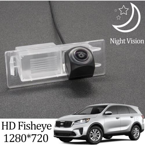 Owtosin HD 1280*720 Fisheye Rear View Camera For Kia Sorento/Sorento Prime UM mk3 2015 2016 2017 2018 2019 Car Parking Monitor