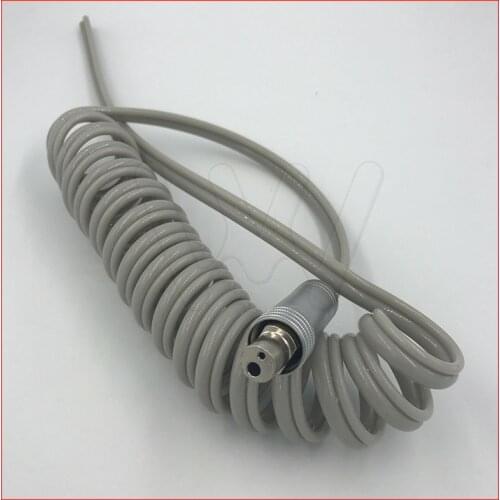 Dental 2 Holes High Speed handpiece Spiral type Hose Tubing With Connector Dental Chair Unit Tube Silicone Pipe