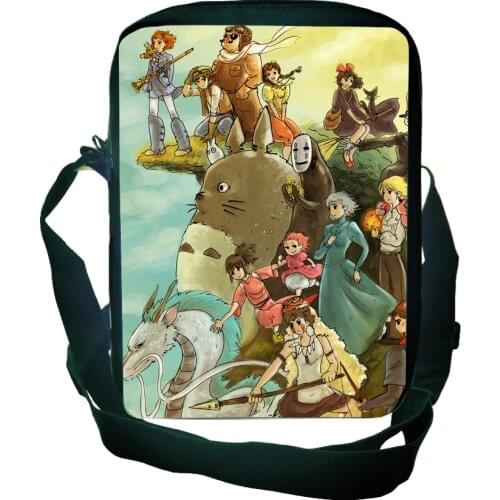 Kawaii My Neighbor Totoro Shoulder Bag Casual Handbags Daily Messenger Bags Girls Shopper Bag Miyazaki Hayao Anime Crossbody Bag