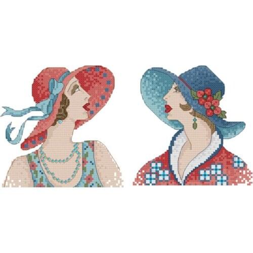 Fishxx Cross-Stitch Cross189-4[Dame]cotton thread and cloth , water-soluble,100% accurate,11CT, embroidery