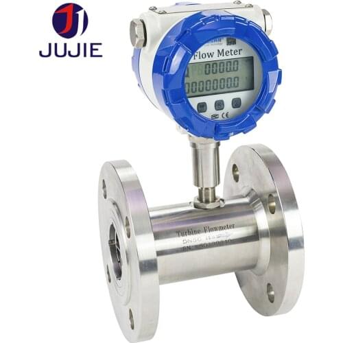 DN50 DN65 DN80 DN100 DN125 High Accuracy Turbine Flow Meter water indicated meter hydraulic oil Gasoline kerosene diesel
