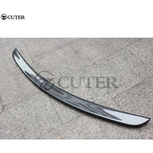 W209 Carbon Fiber Rear Wings Trunk Lip Spoiler for Mercedes-Benz W209 CLK280 CLK500 CLK63 03-09