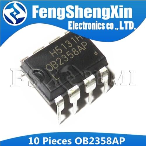 10pcs/lot OB2358 OB2358AP DIP-8 power management IC