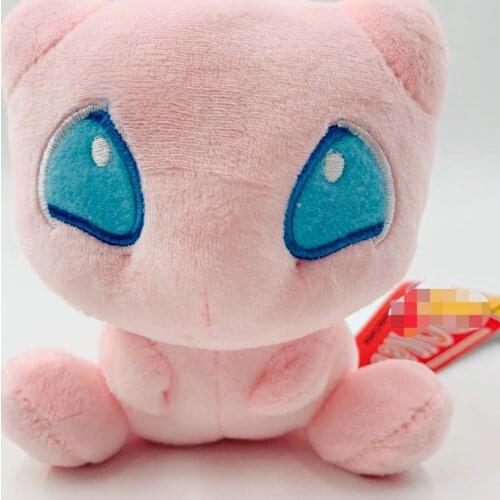 Pokemon 15cm Anime Mew Plush Toys Soft Stuffed Animals Cute Cartoon Doll Birthday Christmas Gifts