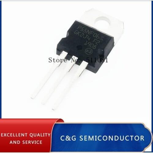 5PCS STP55NF06 P55NF06 TO-220 60V 55A