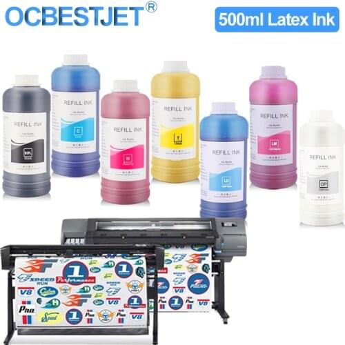 500ml/Bottle Original Latex Ink For HP 831 For HP Latex 110 300 310 315 330 335 360 365 370 560 570 Inkjet Printer Latex Ink