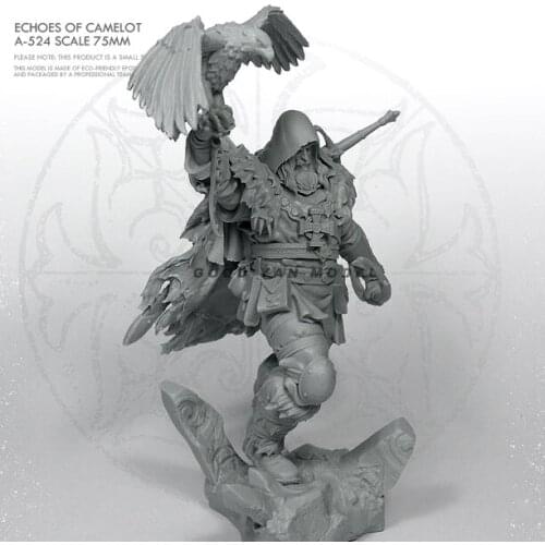 75MM Resin model kits DIY figure colorless and self-assembled A-524