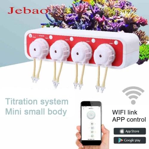 JEBAO 2.4GHz Wifi Titration Pump -automatic Doser For Marine Aquarium Tank Marine Trace Element Doser3.4 Fish Tank