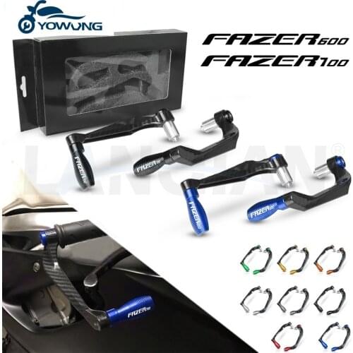 For Yamaha Fazer 700 600 7/8"22MM Motorcycle Aluminum Brake Clutch Levers Guard Protection Fazer700 1986 1987 FAZER600 2004-2010