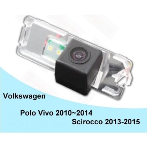 HD Car Rear View Camera for Volkswagen Polo Vivo Scirocco 2010-2015 HD CCD Night Vision Car reverse Rear View Reversing Backup C