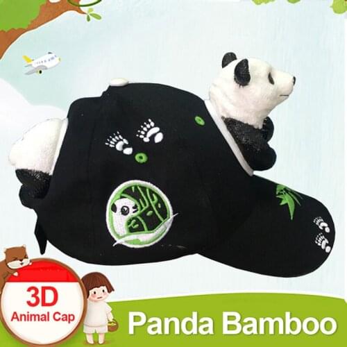 Cap Baseball Caps Christmas New Year Gift Novelty Animal Hat Creative Cartoon 3D Animal Hat Panda Baseball Men And Women Hat