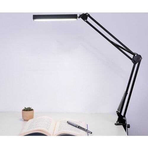 Durable Desk Lamp Folding Reading Light Energy Saving Flexible Eye-protection Lamps Stepless Dimming Office Table Lamp