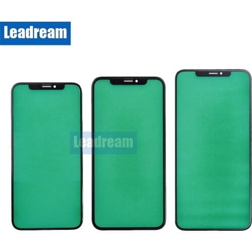 Leadream 10Pcs Free DHL Front Outer Glass Cover with face recognition for iPhone XS with oca