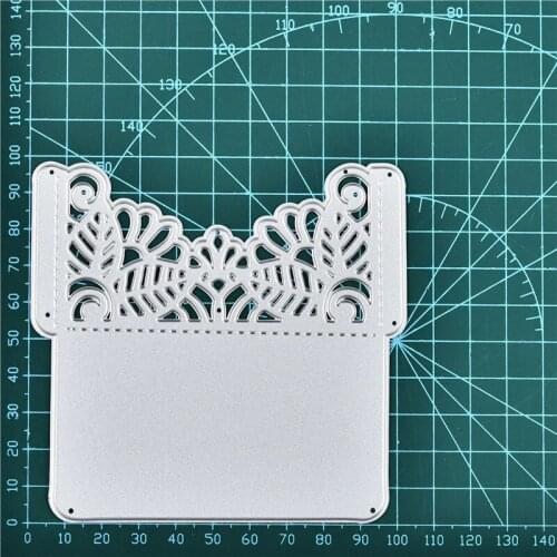 YaMinSanNiO Envelope Metal Steel Cutting Dies Lace Frame Open Stencil for DIY Scrapbooking Paper/photo Cards Embossing Dies 2019