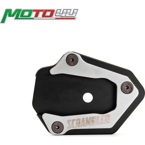 New Side Foot Kickstand Stand Extension Plate Modified Pad Plat Motorcycle For Ducati Scrambler 2014 2015 2016 2017 2018 2019