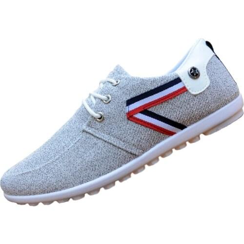 Spring And Autumn Mens New Soft-Soled Wear-Resistant Canvas Shoes All-Match Mens Shoes Non-Slip Sports Casual Shoes Peas Shoes
