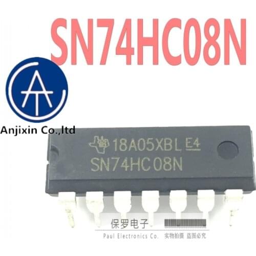 10pcs 100% orginal new logic chip 74HC08 74HC08N SN74HC08N DIP-14 real stock