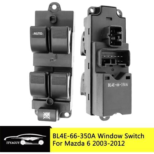 BL4E-66-350A Front Left Electric Power Window Switch Lifter Control Switch Regulator Button For Mazda 6 2003-2012 BL4E-66-350