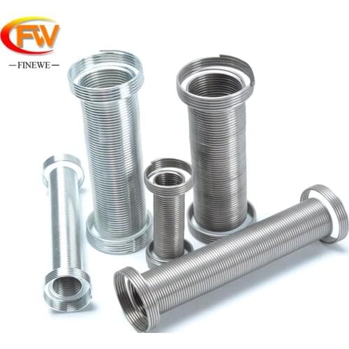 FINEWE Wire-passing spring stretched building access protector electric control door frame pipeline sleeve motor spring