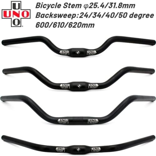 UNO Bike Swallow Shaped Mountain Bicycle Handlebar 25.4/31.8mm MTB Bicycle M Type Trekking Bar 600/610/620mm Road Bike Handlebar