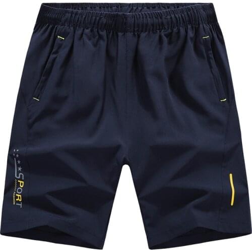 MANTLCONX Oversize 8XL-10XL Summer Leisure Shorts Quick Drying Jogger Shorts Zipper Pockets Short Pants Male Elastic Boardshorts