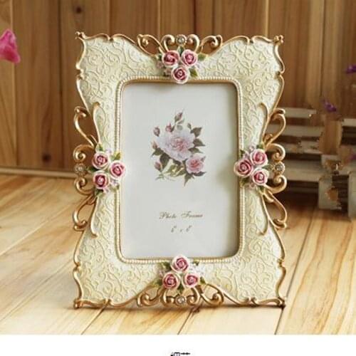 Nordic retro pastoral wedding photo frame, home office desktop decoration crafts, wedding gifts